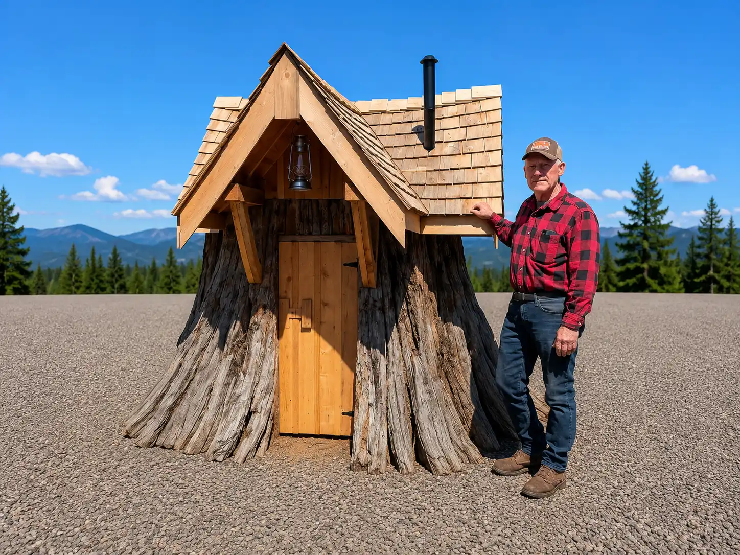 stump hut front lyle